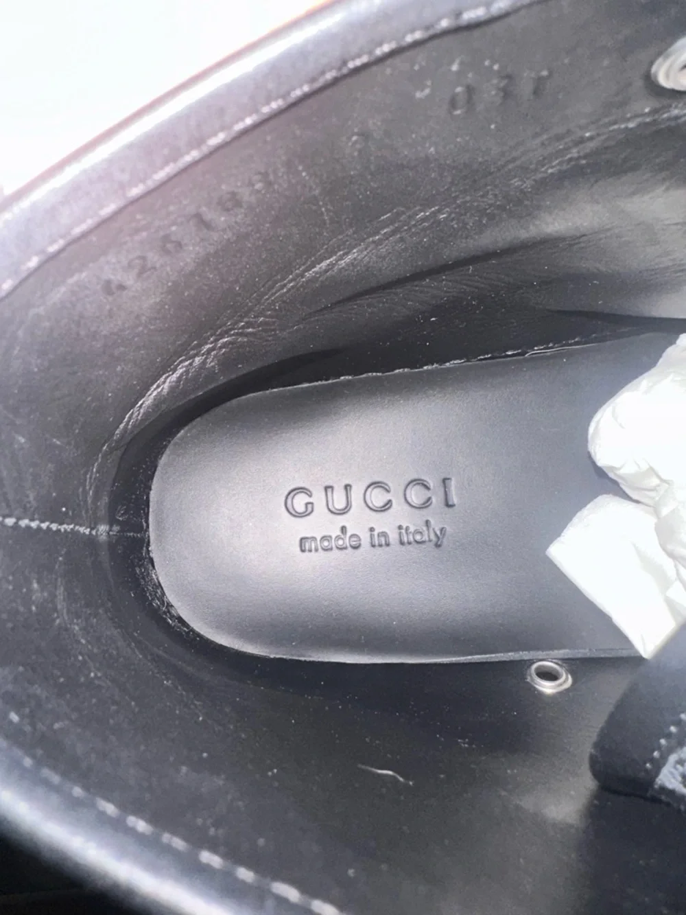 Gucci Men's High-Top GG Canvas Sneaker in Black